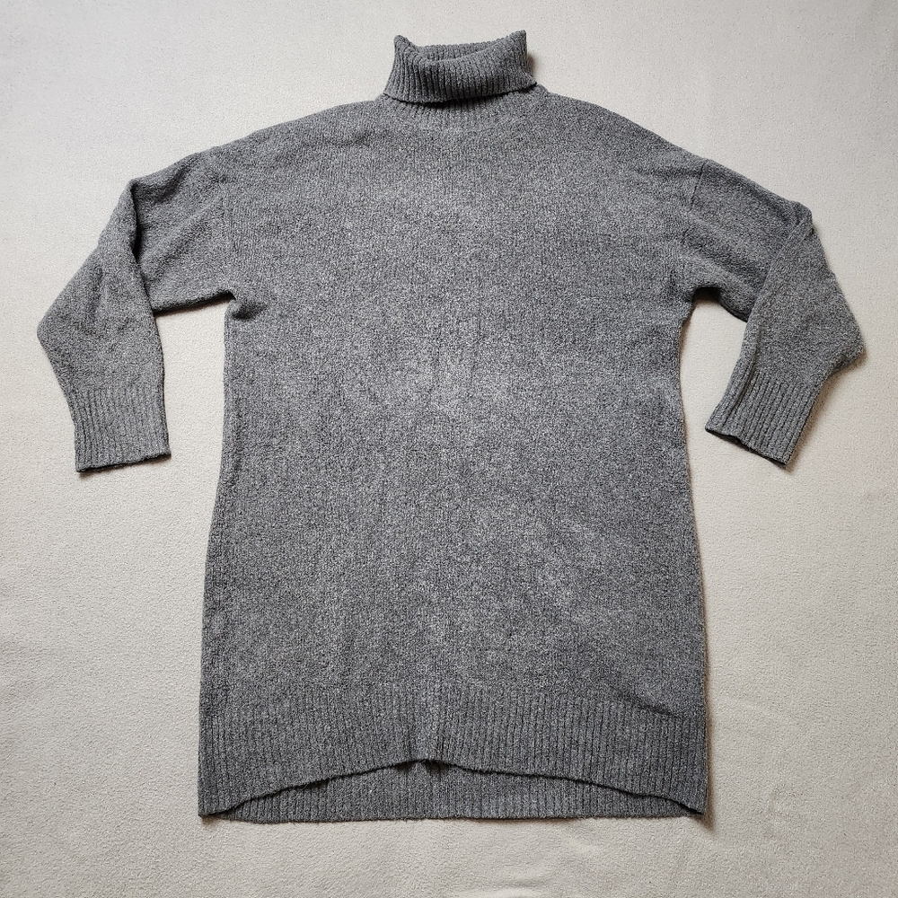Silver Jeans Charcoal Cowl Neck Dress Sz XL